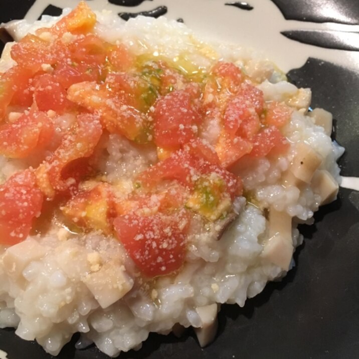 炊飯器で*エリンギとトマトのリゾット